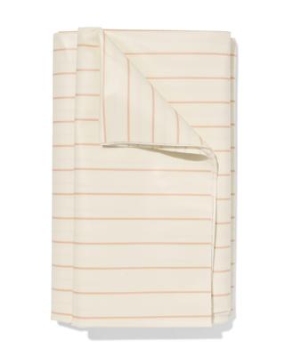 HEMA Tafelkleed 240x140cm waterafstotend strepen crème