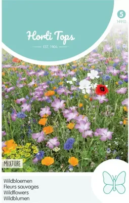 Zaden Wildbloemen gemengd Hortitops - Hortitops Zaden Wildbloemen gemengd Hortitops - Hortitops
