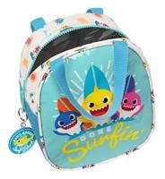 Thermische Snacktas Baby Shark Surfing Blauw Wit 19 x 22 x 14 cm - thumbnail
