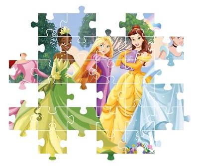 Clementoni legpuzzel super color disney princess, 180st.