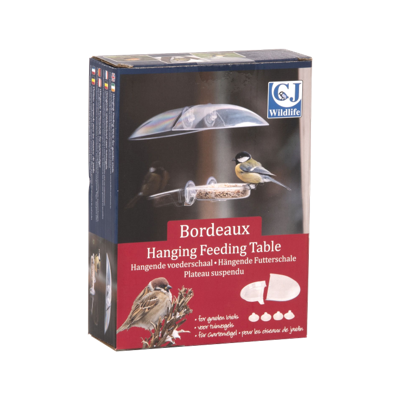 Raamfeeder bordeaux l17.8b3.8h13.5cm