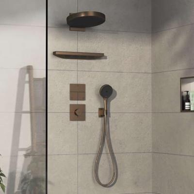 Hansgrohe ShowerSelect Comfort E thermostaat inbouw, Brushed Bronze