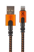 Xtorm Kabel xtreme usb to lightning 1,5m zw/or - thumbnail