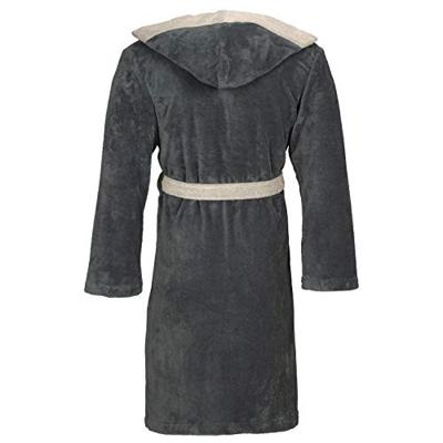 Vossen Vossen Badjas Poppy flanell/light grey M