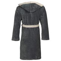 Vossen Vossen Badjas Poppy flanell/light grey XL - thumbnail