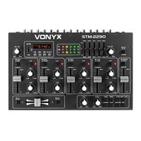 Vonyx STM-2290 8-kanaals mixer met effecten, USB & bluetooth - thumbnail