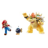 Nintendo Super Mario Bowser vs Mario figurenset - thumbnail