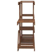 Plantenstandaard 110x25x73 cm massief vurenhout - thumbnail