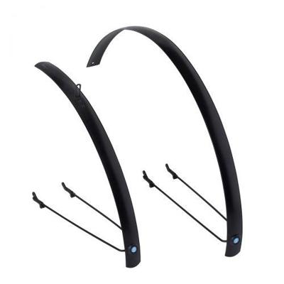 Xtrabike Spatbord 28 zwart vlak alu