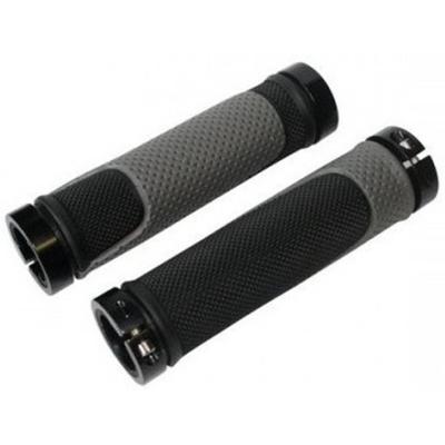 Qtcycletech Qt cycle tech handvatten comfort 130mm zwart/grijs schroef blister