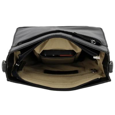 Hide & stitches next navajo schoudertas-Black