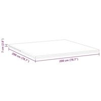 Matraspads Wit 200 x 200 cm 100% polyester jacquard stof - thumbnail