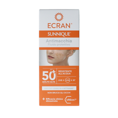 Ecran Sunique facial anti vlekken SPF50 50 Milliliter Ecran Sunique facial anti vlekken SPF50 50 Milliliter
