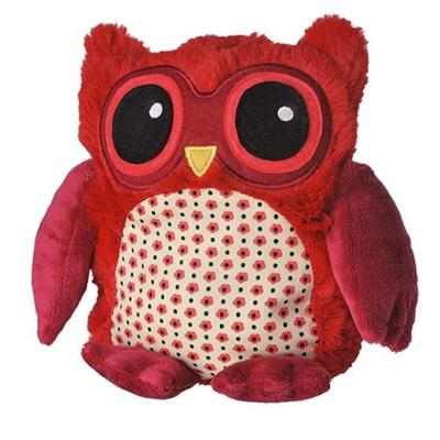 Warmies Uil rood uitneembare vulling (1 st)