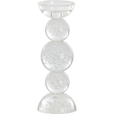Kandelaar Itinga Glas Bubbel Clear 26,5 Cm