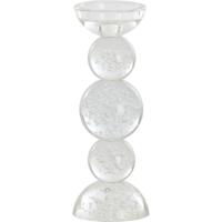 Kandelaar Itinga Glas Bubbel Clear 26,5 Cm - thumbnail