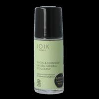 Joik Organics Lemon & geranium mineral deodorant vegan 50 Milliliter - thumbnail