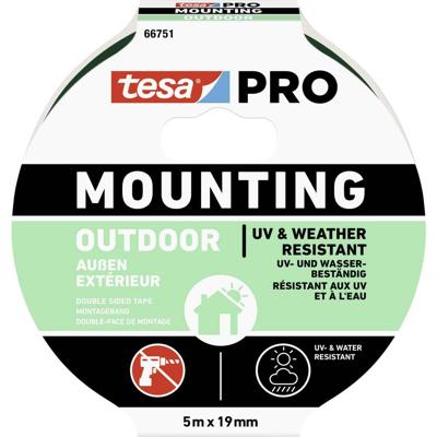 tesa Mounting PRO Outdoor 66751-00001-00 Montagetape Transparant (l x b) 5 m x 19 mm 1 stuk(s) tesa Mounting PRO Outdoor 66751-00001-00 Montagetape Transparant (l x b) 5 m x 19 mm 1 stuk(s)