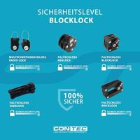 CONTEC vouwslot "blocklock" ct folding socket blocklo 64 cm, black - thumbnail