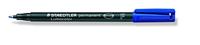 Staedtler Lumocolor 318, OHP-marker, permanent, 0,6 mm, blauw - thumbnail