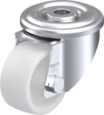Blickle LER-PO 60G Zwenkwiel Wieldiameter: 60 mm Draagvermogen (max.): 150 kg 1 stuk(s) Blickle LER-PO 60G Zwenkwiel Wieldiameter: 60 mm Draagvermogen (max.): 150 kg 1 stuk(s)