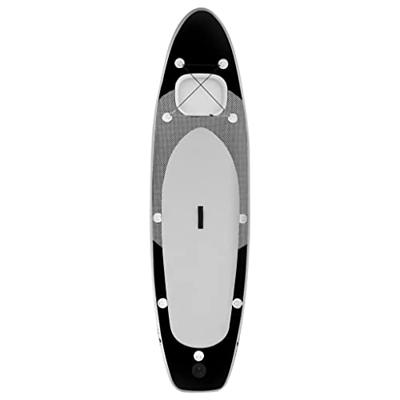 Stand Up Paddleboardset opblaasbaar 330x76x10 cm zwart - thumbnail