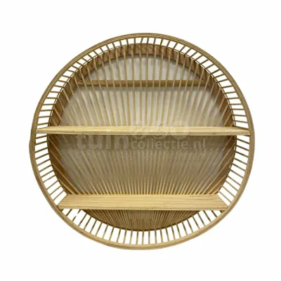 Wandrek Osaka Hout Ø62cm Wandrek Osaka Hout Ø62cm