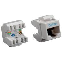 ROLINE Cat.5e (Klasse D) Keystone, RJ45, niet afgeschermd, lichtgrijs - thumbnail