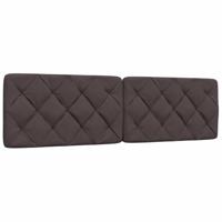 Bed met matras stof donkerbruin 180x200 cm - thumbnail