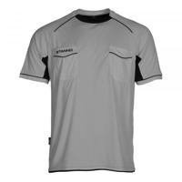 Stanno 429001 Bergamo Referee Shirt k.m. - Grey-Black - XL - thumbnail