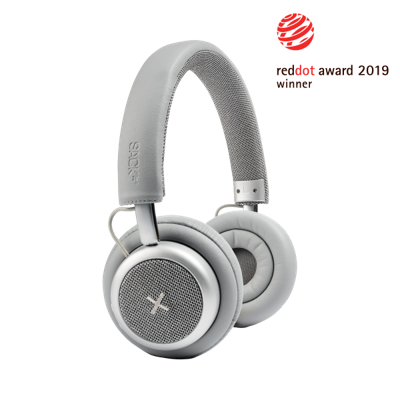 SACKit TOUCHit Hoofdtelefoons Bedraad en draadloos Hoofdband Oproepen/muziek Micro USB Bluetooth Zilver