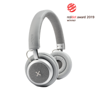 SACKit TOUCHit Hoofdtelefoons Bedraad en draadloos Hoofdband Oproepen/muziek Micro USB Bluetooth Zilver - thumbnail