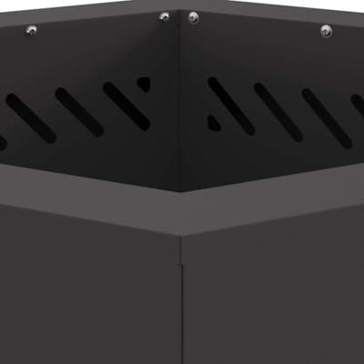 Vuurkorf Zwart 48 x 48 x 51 cm Koudgewalst staal