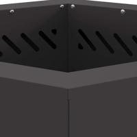 Vuurkorf Zwart 48 x 48 x 51 cm Koudgewalst staal - thumbnail