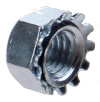 Rst Bofix moer m6 met veerring. per 100