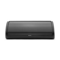 Brabantia Broodtrommel met Schuifdeksel Mat Zwart - thumbnail