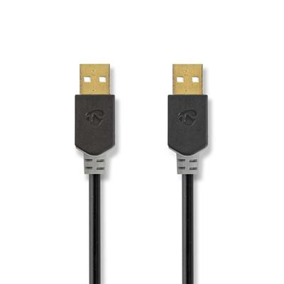 Nedis CCBW60000AT20 Kabel Usb 2.0 A Male - A Male 2,0 M Antraciet Nedis CCBW60000AT20 Kabel Usb 2.0 A Male - A Male 2,0 M Antraciet