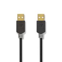 Nedis CCBW60000AT20 Kabel Usb 2.0 A Male - A Male 2,0 M Antraciet - thumbnail