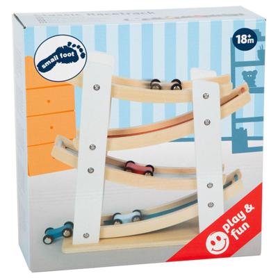Small Foot - houten autobaan met 4 auto&apos;s