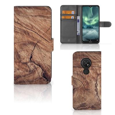 Nokia 7.2 | Nokia 6.2 | Book Style Case | Tree Trunk