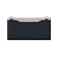 Valenta Clutch Croco Case Snap Universal Large Black - thumbnail