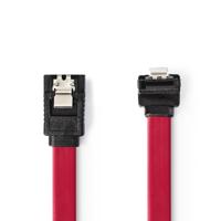 SATA Kabel | 3 Gbps | SATA 7-Pins Female | SATA 7-Pins Female | Polyvinylchloride (PVC) | 0.50 m | Plat | PVC | Rood | Envelop - thumbnail