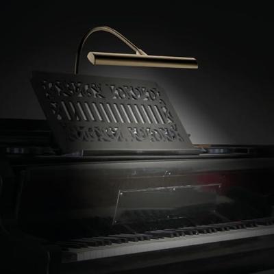 K&M 12297 LED piano lamp goud - thumbnail