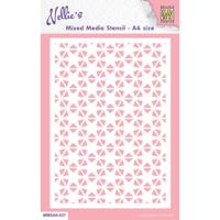 Nellie's Choice • stencil a6 size christmas background star-2 - thumbnail