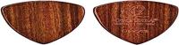 Ortega OGPWXLF-CH2 Wooden Picks Triangle XL Chacate 2.00 mm plectrumset (2 stuks) - thumbnail