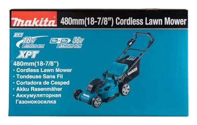 Makita DLM480Z | LXT 2x18 V accu Grasmaaier | 48 cm | Zonder accu en lader | in doos - DLM480Z