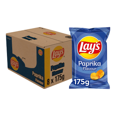 Lay's chips paprika (8x 175gr) Lay's chips paprika (8x 175gr)