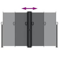 Windscherm uittrekbaar 160x1000 cm zwart - thumbnail