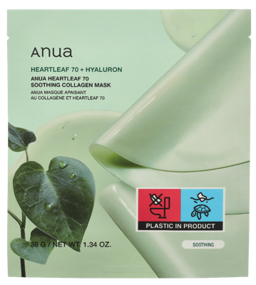 Anua Heartleaf 70 Soothing Collagen Mask 38 g