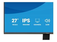 Iiyama ProLite LED-monitor Energielabel C (A - G) 68.6 cm (27 inch) 1920 x 1080 Pixel 16:9 DisplayPort - thumbnail